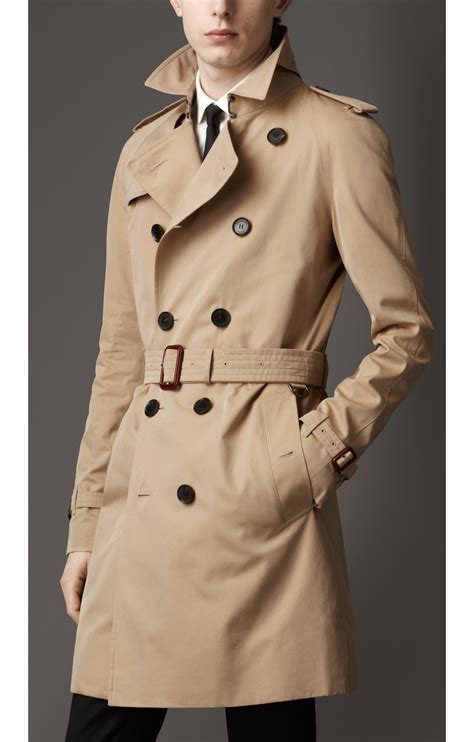 Burberry Cotton Gabardine Trench Coat 